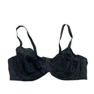 Torrid Curve Underwire Bra Black Stars Size 44C